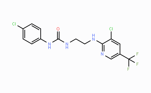 CAS No. 338409-01-1, N-(4-Chlorophenyl)-N'-(2-{[3-chloro-5-(trifluoromethyl)-2-pyridinyl]amino}ethyl)urea