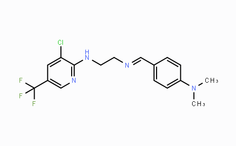 CAS No. 338409-13-5, N~1~-[3-chloro-5-(trifluoromethyl)-2-pyridinyl]-N~2~-{[4-(dimethylamino)phenyl]methylene}-1,2-ethanediamine