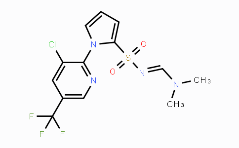 CAS No. 338406-54-5, 1-[3-Chloro-5-(trifluoromethyl)-2-pyridinyl]-N-[(dimethylamino)methylene]-1H-pyrrole-2-sulfonamide