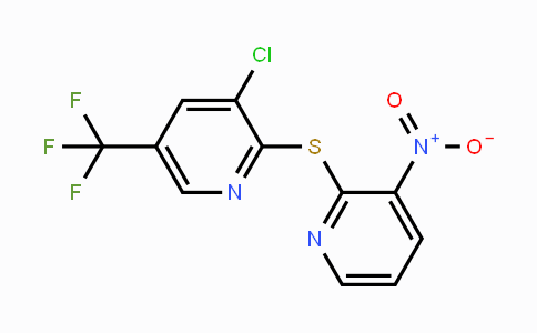 CAS No. 338406-84-1, 3-Chloro-2-[(3-nitro-2-pyridinyl)sulfanyl]-5-(trifluoromethyl)pyridine