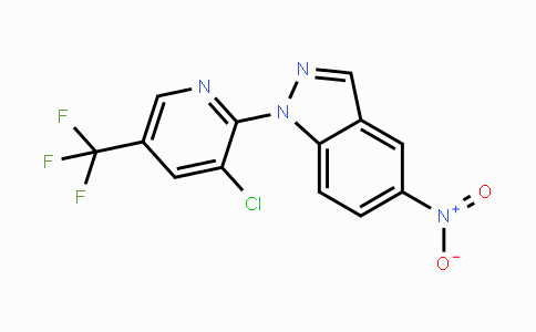CAS No. 150149-16-9, 1-[3-Chloro-5-(trifluoromethyl)-2-pyridinyl]-5-nitro-1H-indazole