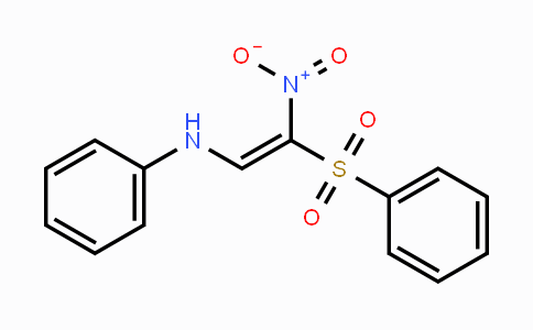CAS No. 1164530-75-9, N-[2-Nitro-2-(phenylsulfonyl)vinyl]aniline