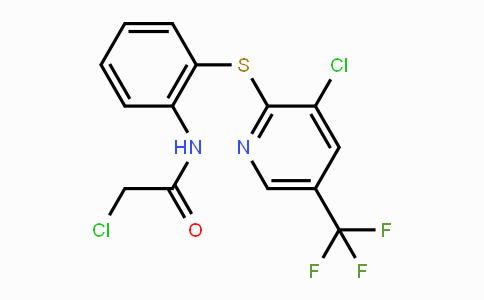 CAS No. 338407-58-2, 2-Chloro-N-(2-{[3-chloro-5-(trifluoromethyl)-2-pyridinyl]sulfanyl}phenyl)acetamide
