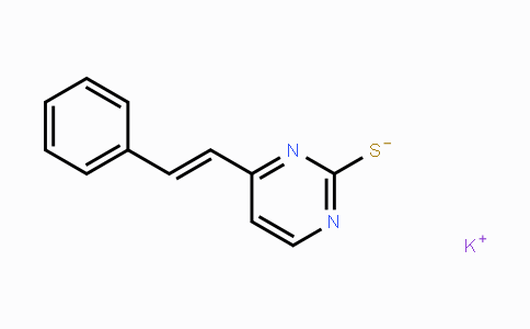 CAS No. 317833-30-0, Potassium 4-styryl-2-pyrimidinethiolate