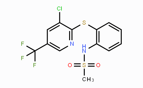 CAS No. 338407-66-2, N-(2-{[3-Chloro-5-(trifluoromethyl)-2-pyridinyl]sulfanyl}phenyl)methanesulfonamide