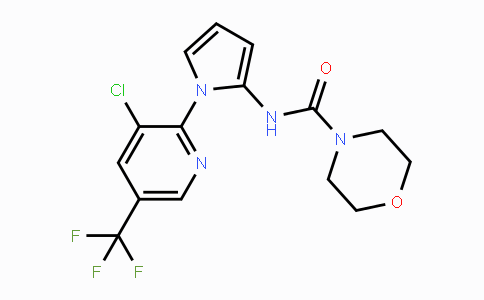 CAS No. 338407-68-4, N-{1-[3-Chloro-5-(trifluoromethyl)-2-pyridinyl]-1H-pyrrol-2-yl}-4-morpholinecarboxamide