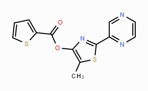 CAS No. 338409-37-3, 5-Methyl-2-(2-pyrazinyl)-1,3-thiazol-4-yl 2-thiophenecarboxylate