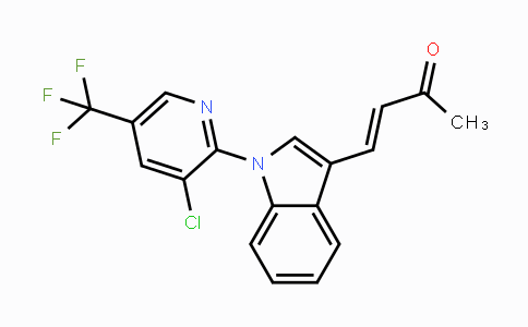 CAS No. 1164455-16-6, 4-{1-[3-Chloro-5-(trifluoromethyl)-2-pyridinyl]-1H-indol-3-yl}-3-buten-2-one