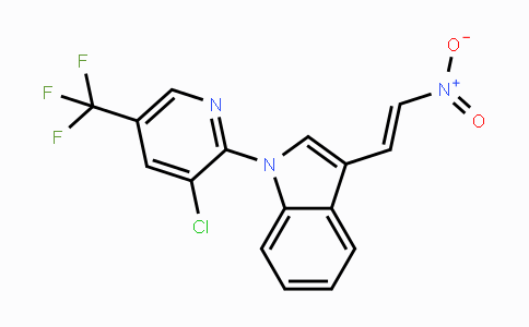 CAS No. 338410-06-3, 1-[3-Chloro-5-(trifluoromethyl)-2-pyridinyl]-3-(2-nitrovinyl)-1H-indole