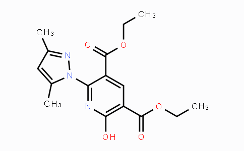 CAS No. 321570-99-4, Diethyl 2-(3,5-dimethyl-1H-pyrazol-1-yl)-6-hydroxy-3,5-pyridinedicarboxylate