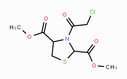 CAS No. 155266-94-7, Dimethyl 3-(2-chloroacetyl)-1,3-thiazolane-2,4-dicarboxylate