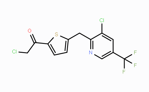 CAS No. 338411-65-7, 2-Chloro-1-(5-{[3-chloro-5-(trifluoromethyl)-2-pyridinyl]methyl}-2-thienyl)-1-ethanone