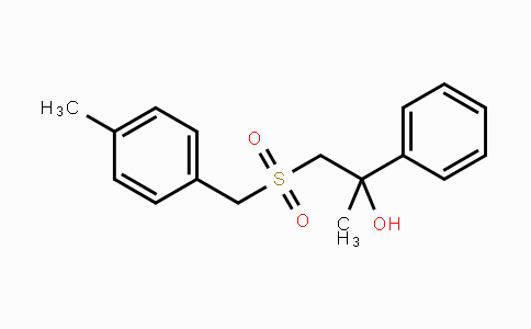 CAS No. 338412-40-1, 1-[(4-Methylbenzyl)sulfonyl]-2-phenyl-2-propanol