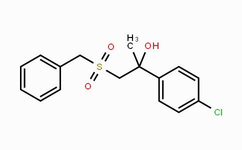 CAS No. 338412-43-4, 1-(Benzylsulfonyl)-2-(4-chlorophenyl)-2-propanol