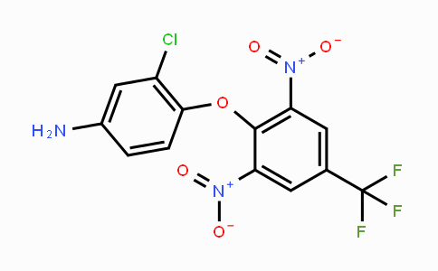 CAS No. 338412-96-7, 3-Chloro-4-[2,6-dinitro-4-(trifluoromethyl)phenoxy]aniline
