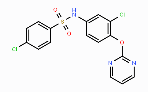 CAS No. 338413-28-8, 4-Chloro-N-[3-chloro-4-(2-pyrimidinyloxy)phenyl]benzenesulfonamide