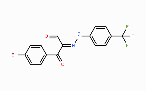 CAS No. 338414-09-8, 3-(4-Bromophenyl)-3-oxo-2-{2-[4-(trifluoromethyl)phenyl]hydrazono}propanal