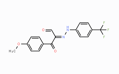 CAS No. 338414-11-2, 3-(4-Methoxyphenyl)-3-oxo-2-{2-[4-(trifluoromethyl)phenyl]hydrazono}propanal