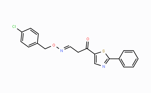 CAS No. 338414-38-3, 3-Oxo-3-(2-phenyl-1,3-thiazol-5-yl)propanal O-(4-chlorobenzyl)oxime