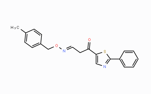 CAS No. 338414-40-7, 3-Oxo-3-(2-phenyl-1,3-thiazol-5-yl)propanal O-(4-methylbenzyl)oxime