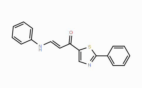 CAS No. 1164554-55-5, 3-Anilino-1-(2-phenyl-1,3-thiazol-5-yl)-2-propen-1-one