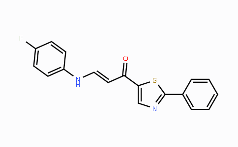 MC117814 | 338414-54-3 | 3-(4-Fluoroanilino)-1-(2-phenyl-1,3-thiazol-5-yl)-2-propen-1-one