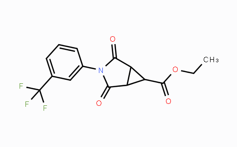 CAS No. 318237-87-5, Ethyl 2,4-dioxo-3-[3-(trifluoromethyl)phenyl]-3-azabicyclo[3.1.0]hexane-6-carboxylate