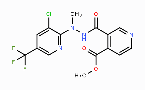 CAS No. 338415-40-0, Methyl 3-({2-[3-chloro-5-(trifluoromethyl)-2-pyridinyl]-2-methylhydrazino}carbonyl)isonicotinate