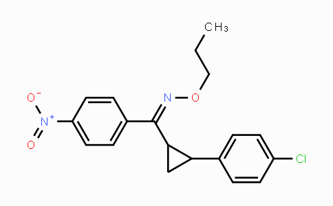 CAS No. 338415-98-8, [2-(4-Chlorophenyl)cyclopropyl](4-nitrophenyl)methanone O-propyloxime