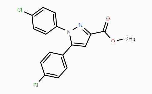CAS No. 318238-05-0, Methyl 1,5-bis(4-chlorophenyl)-1H-pyrazole-3-carboxylate