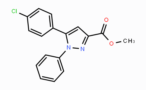 CAS No. 318238-06-1, Methyl 5-(4-chlorophenyl)-1-phenyl-1H-pyrazole-3-carboxylate