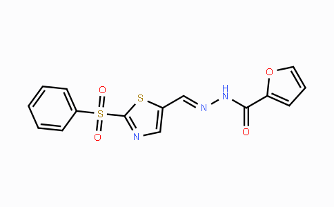 CAS No. 478032-38-1, N'-{(E)-[2-(Phenylsulfonyl)-1,3-thiazol-5-yl]methylidene}-2-furohydrazide