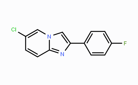 CAS No. 2069-47-8, 6-Chloro-2-(4-fluorophenyl)imidazo[1,2-a]pyridine