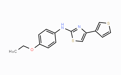 CAS No. 1797206-90-6, N-(4-Ethoxyphenyl)-4-(thiophen-3-yl)-1,3-thiazol-2-amine