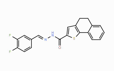 CAS No. 478033-54-4, N'-[(E)-(3,4-Difluorophenyl)methylidene]-4,5-dihydronaphtho[1,2-b]thiophene-2-carbohydrazide