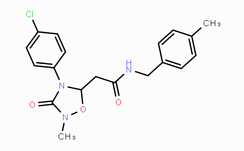 478033-73-7 | 2-[4-(4-Chlorophenyl)-2-methyl-3-oxo-1,2,4-oxadiazolan-5-yl]-N-(4-methylbenzyl)acetamide