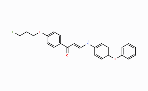 MC117874 | 478033-87-3 | (E)-1-[4-(3-Fluoropropoxy)phenyl]-3-(4-phenoxyanilino)-2-propen-1-one