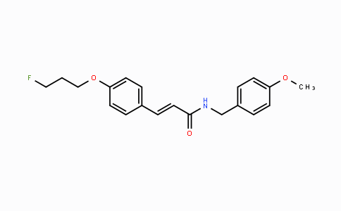 CAS No. 1164562-17-7, (E)-3-[4-(3-Fluoropropoxy)phenyl]-N-(4-methoxybenzyl)-2-propenamide