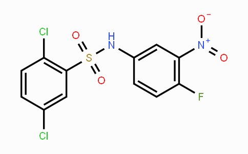 CAS No. 326901-91-1, 2,5-Dichloro-N-(4-fluoro-3-nitrophenyl)benzenesulfonamide