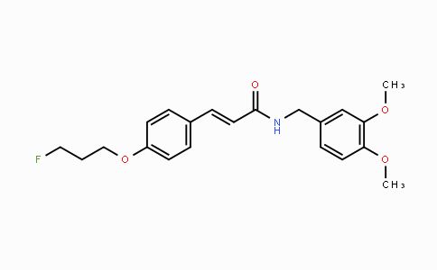 CAS No. 1164464-37-2, (E)-N-(3,4-Dimethoxybenzyl)-3-[4-(3-fluoropropoxy)phenyl]-2-propenamide