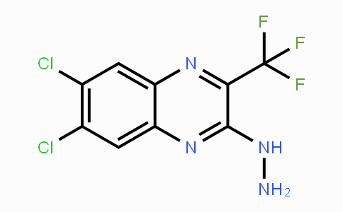 CAS No. 439097-53-7, 6,7-Dichloro-2-hydrazino-3-(trifluoromethyl)quinoxaline