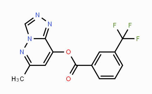 478039-81-5 | 6-Methyl[1,2,4]triazolo[4,3-b]pyridazin-8-yl 3-(trifluoromethyl)benzenecarboxylate