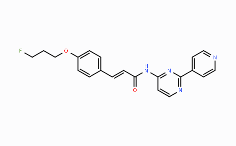 CAS No. 478039-87-1, (E)-3-[4-(3-Fluoropropoxy)phenyl]-N-[2-(4-pyridinyl)-4-pyrimidinyl]-2-propenamide