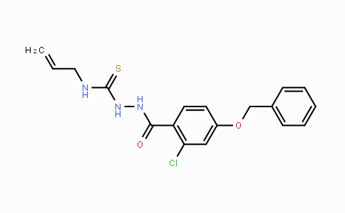 CAS No. 478040-01-6, N-Allyl-2-[4-(benzyloxy)-2-chlorobenzoyl]-1-hydrazinecarbothioamide