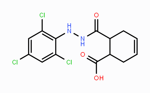 CAS No. 478040-21-0, 6-{[2-(2,4,6-Trichlorophenyl)hydrazino]carbonyl}-3-cyclohexene-1-carboxylic acid