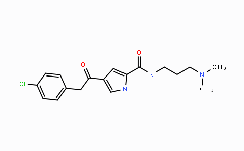 CAS No. 478040-31-2, 4-[2-(4-Chlorophenyl)acetyl]-N-[3-(dimethylamino)propyl]-1H-pyrrole-2-carboxamide