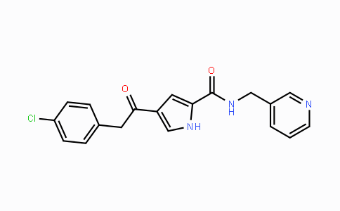 CAS No. 478040-33-4, 4-[2-(4-Chlorophenyl)acetyl]-N-(3-pyridinylmethyl)-1H-pyrrole-2-carboxamide