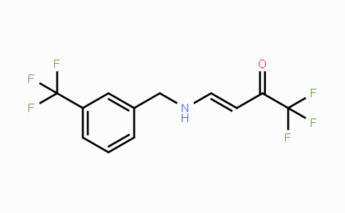 CAS No. 478040-98-1, (E)-1,1,1-Trifluoro-4-{[3-(trifluoromethyl)benzyl]amino}-3-buten-2-one
