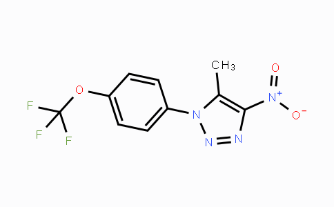 478041-04-2 | 5-Methyl-4-nitro-1-[4-(trifluoromethoxy)phenyl]-1H-1,2,3-triazole