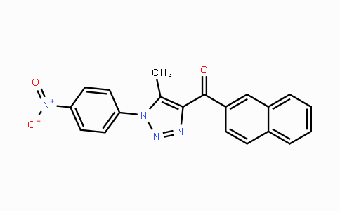 DY117924 | 478041-07-5 | [5-Methyl-1-(4-nitrophenyl)-1H-1,2,3-triazol-4-yl](2-naphthyl)methanone